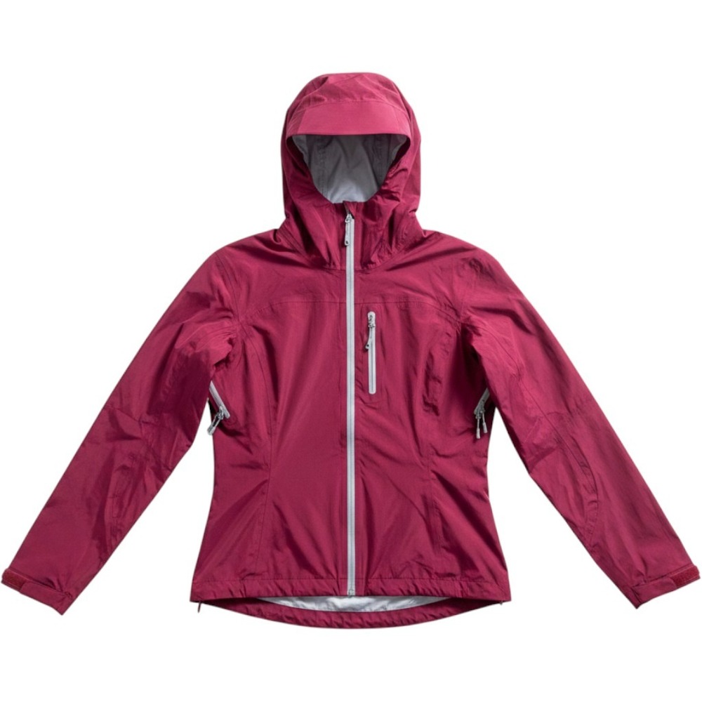 Stoic Hooded Shell Jacket S Red Ripstop Technical Gorpcore Raincoat